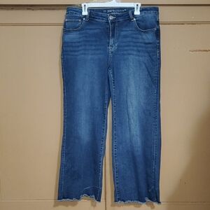 Maurices Dark Blue Ankle Jeans